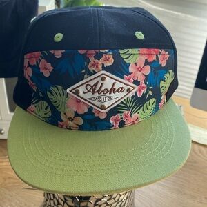 Robin Ruth Aloha “Pass it On” SnapBack Cap ball hat Womens Floral Tropical Beach
